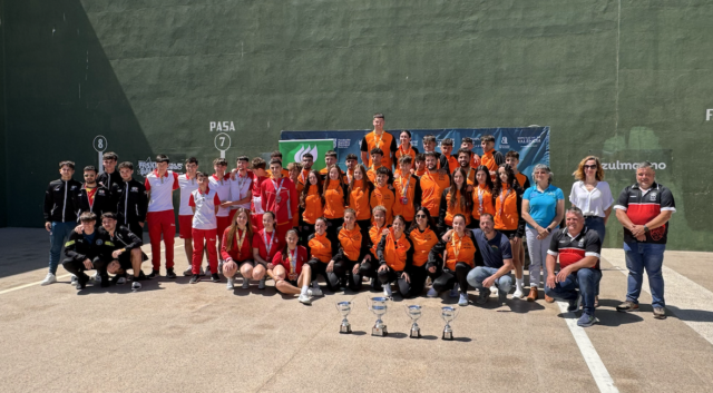 🏆 COMUNIDAD VALENCIANA campeona del Campeonato de España de Federaciones Juvenil/Sub 22 Frontón 30 metros de Frontenis